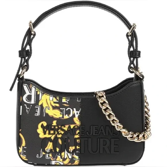 Versace Jeans Couture graphic logo print mini bag with crossbody strap - Picture 1 of 8